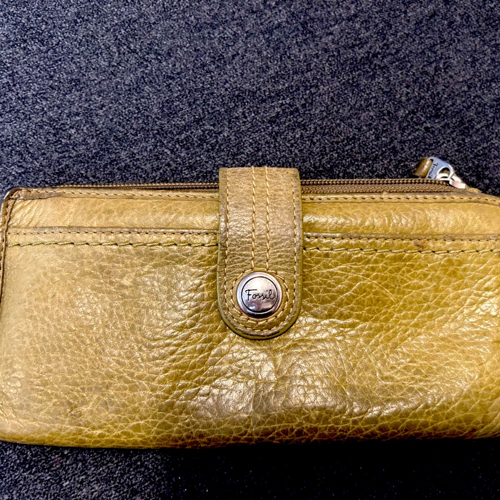 Fossil leather wallet
